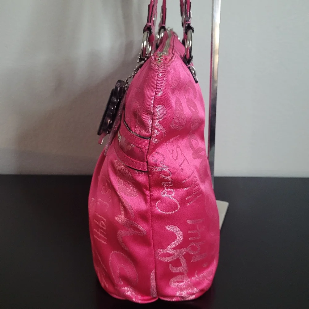 Coach Poppy Graffiti Scribble Shoulder Bag - Picture 15 of 15